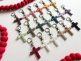 Load image into Gallery viewer, Handmade Cross Keychain