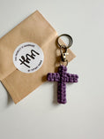 Load image into Gallery viewer, Handmade Cross Keychain