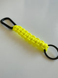 Load image into Gallery viewer, Handmade Paracord Keychain with Carabiner | Rugged Everyday Carry Gift for Men