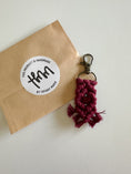 Load image into Gallery viewer, Mini Macrame Keychain - Cute Boho Bag Charm, Stocking Stuffer, Teacher Gift