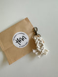 Load image into Gallery viewer, Mini Macrame Keychain - Cute Boho Bag Charm, Stocking Stuffer, Teacher Gift