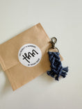 Load image into Gallery viewer, Mini Macrame Keychain - Cute Boho Bag Charm, Stocking Stuffer, Teacher Gift