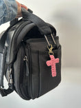 Load image into Gallery viewer, Macrame Cross Keychain - Blossom
