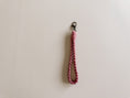 Load image into Gallery viewer, Macrame Wristlet Keychain - Handmade Boho Wrist Strap