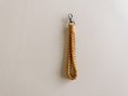 Load image into Gallery viewer, Macrame Wristlet Keychain - Handmade Boho Wrist Strap