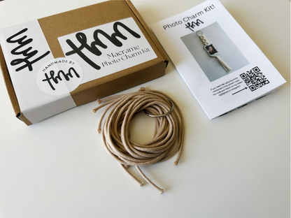 DIY Macrame Photo Charm Kit