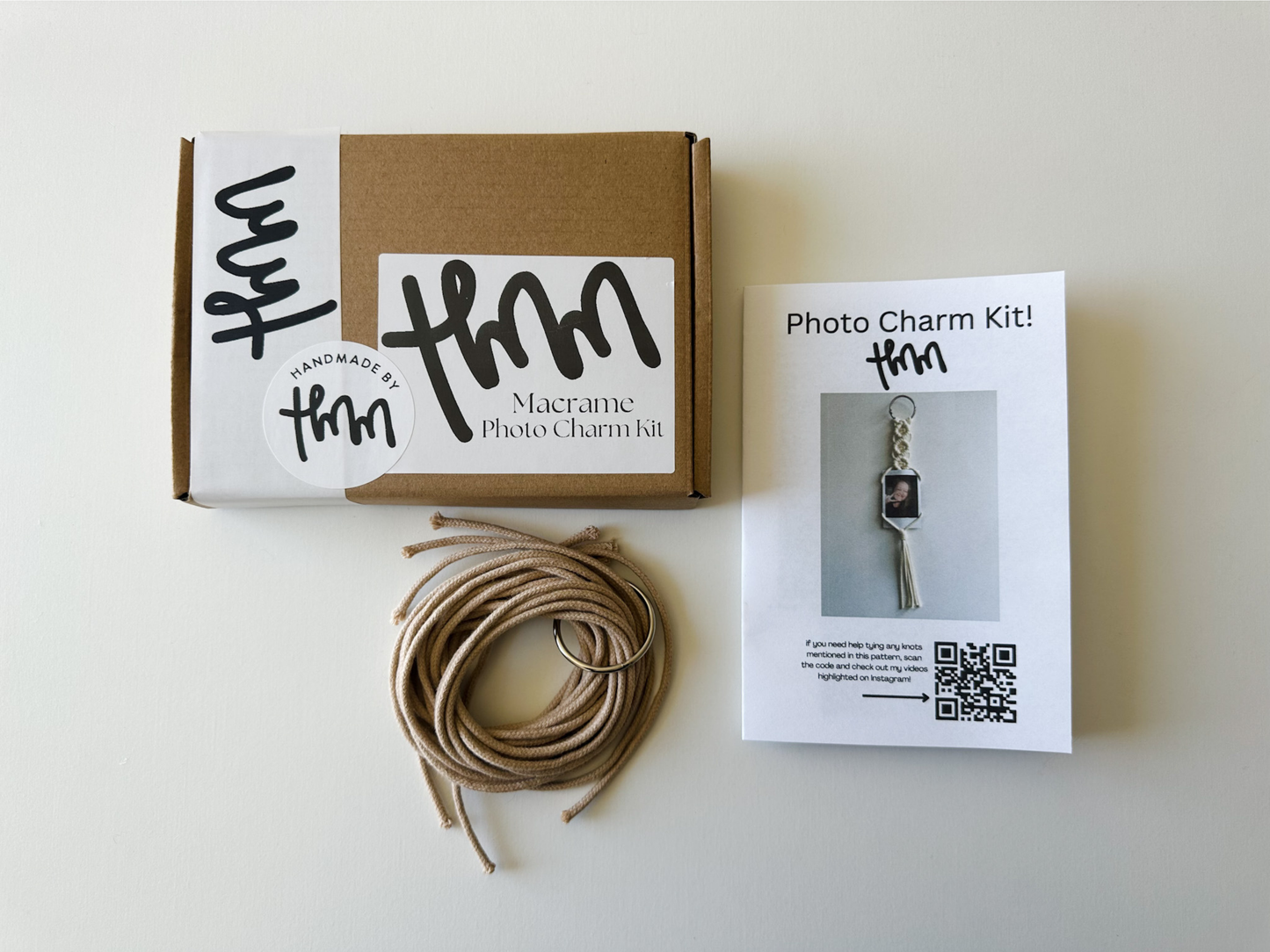 DIY Macrame Photo Charm Kit