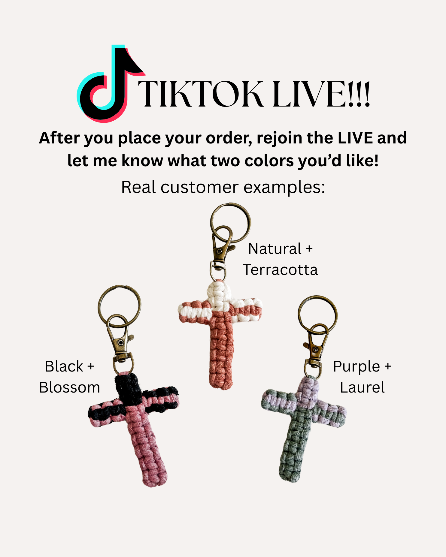 Cross Keychain