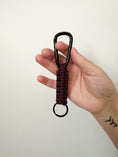 Load image into Gallery viewer, Paracord Carabiner Keychain | Handmade Keychain for Men
