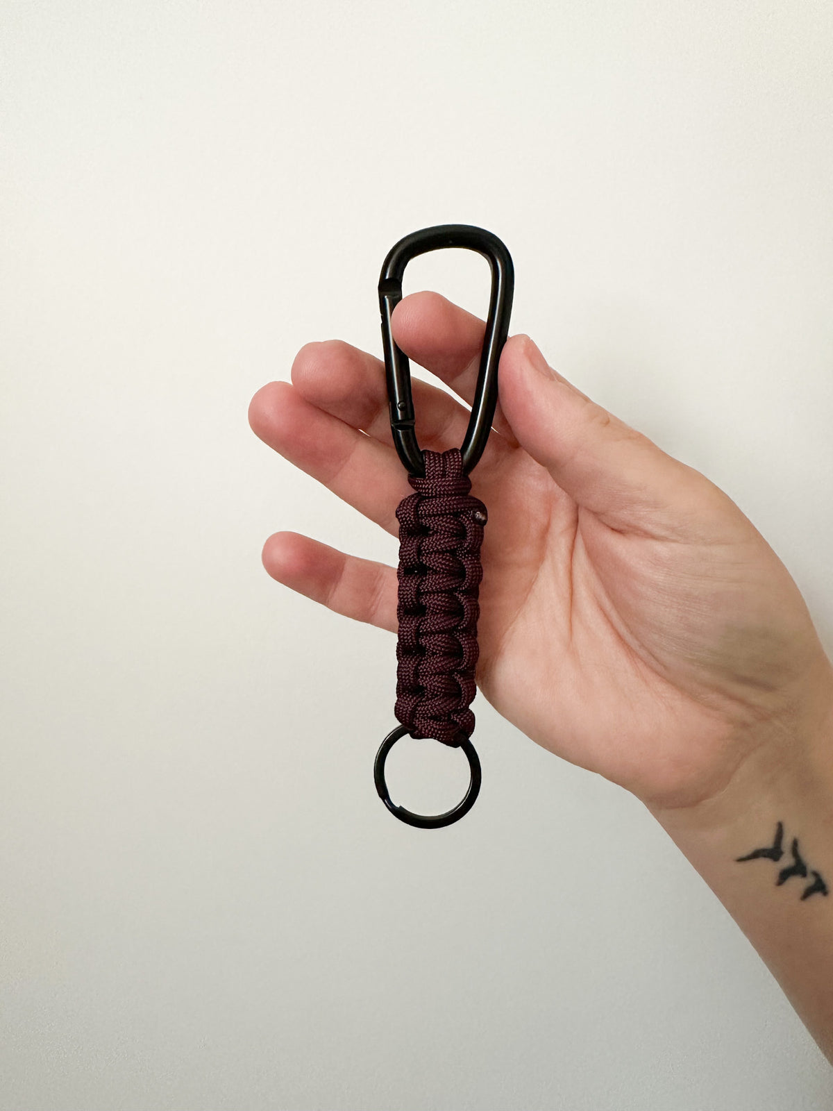 Paracord Carabiner Keychain | Handmade Keychain for Men