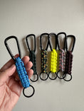 Load image into Gallery viewer, Paracord Carabiner Keychain | Handmade Keychain for Men

