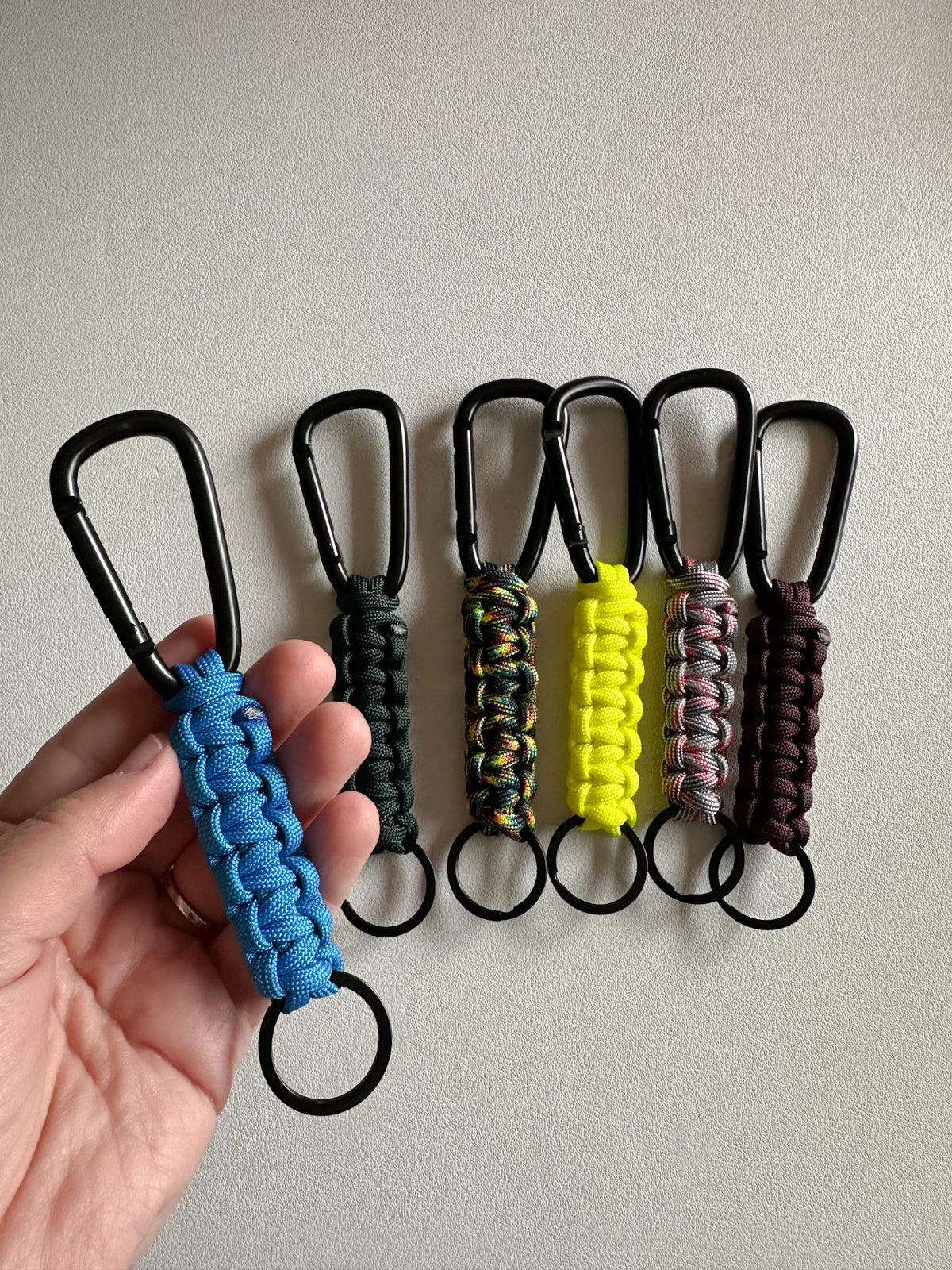 Paracord Carabiner Keychain | Handmade Keychain for Men