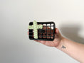 Load image into Gallery viewer, Macrame Cross Vent Clip - Handmade Christian Car Accessory
