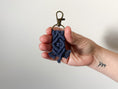Load image into Gallery viewer, Mini Macrame Keychain - Cute Boho Bag Charm, Stocking Stuffer, Teacher Gift
