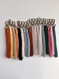 Load image into Gallery viewer, DIY Macrame Wristlet Keychain Kit - Beginner Friendly with Step-by-Step Pattern
