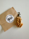 Load image into Gallery viewer, Mini Macrame Keychain - Cute Boho Bag Charm, Stocking Stuffer, Teacher Gift
