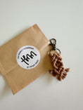 Load image into Gallery viewer, Mini Macrame Keychain - Cute Boho Bag Charm, Stocking Stuffer, Teacher Gift
