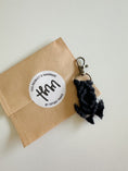 Load image into Gallery viewer, Mini Macrame Keychain - Cute Boho Bag Charm, Stocking Stuffer, Teacher Gift
